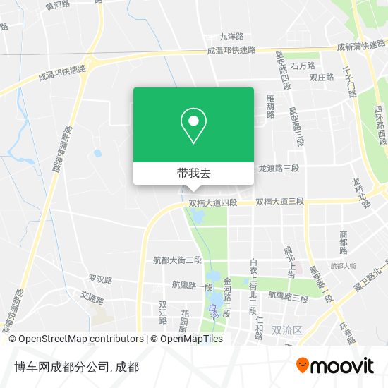博车网成都分公司地图