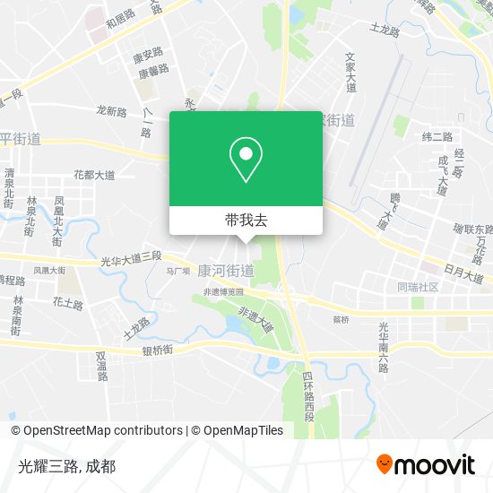 光耀三路地图