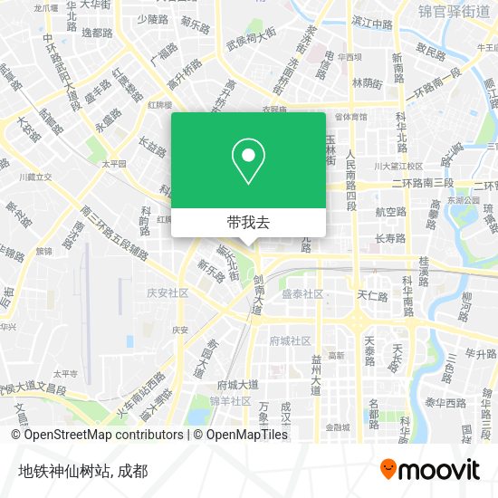 地铁神仙树站地图