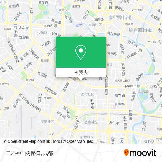 二环神仙树路口地图