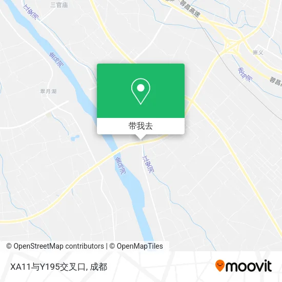 XA11与Y195交叉口地图