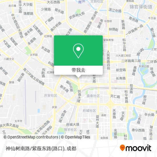 神仙树南路/紫薇东路(路口)地图
