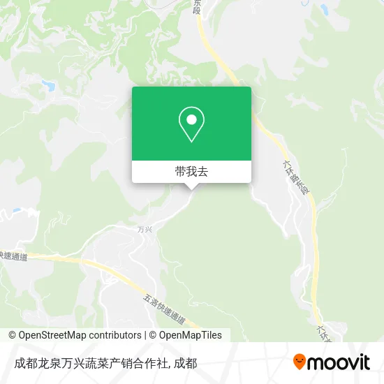 成都龙泉万兴蔬菜产销合作社地图