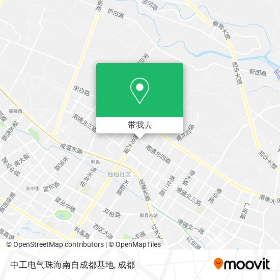 中工电气珠海南自成都基地地图