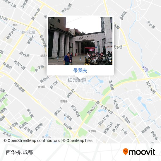 西华桥地图