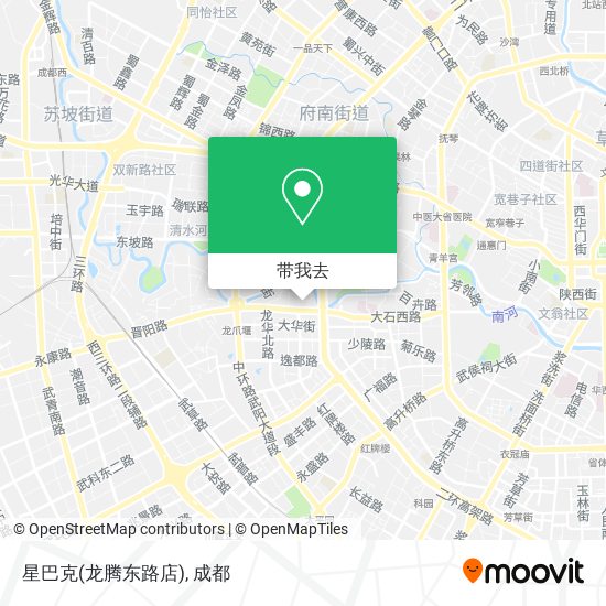 星巴克(龙腾东路店)地图
