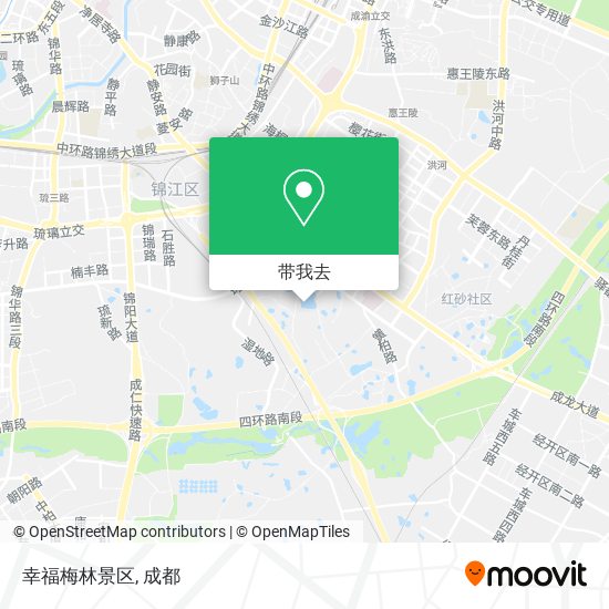 幸福梅林景区地图