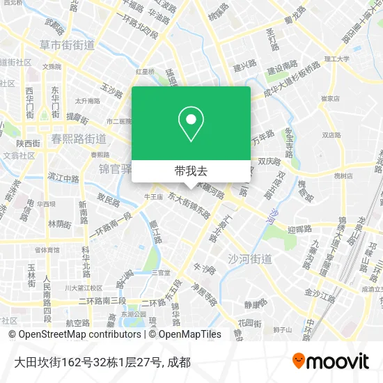大田坎街162号32栋1层27号地图