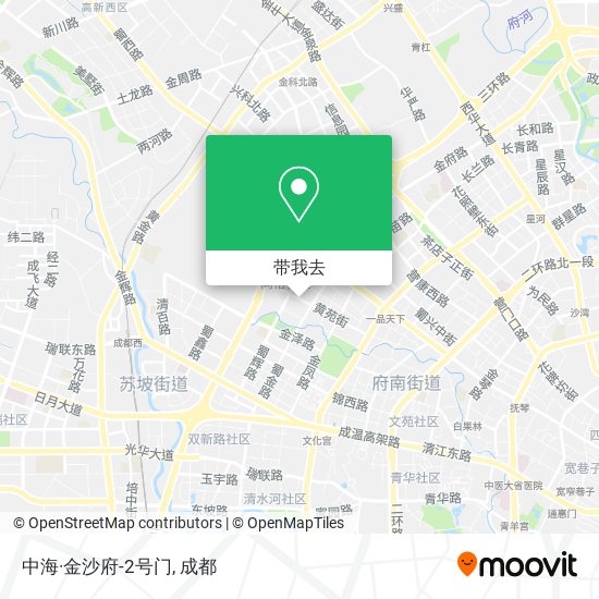 中海·金沙府-2号门地图
