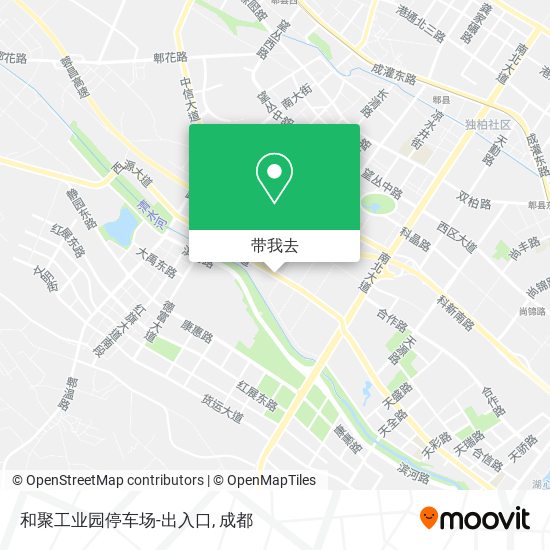 和聚工业园停车场-出入口地图