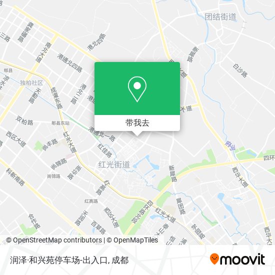 润泽·和兴苑停车场-出入口地图
