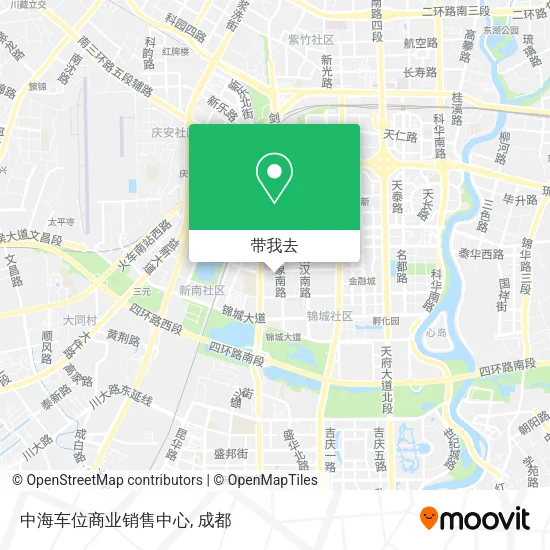 中海车位商业销售中心地图