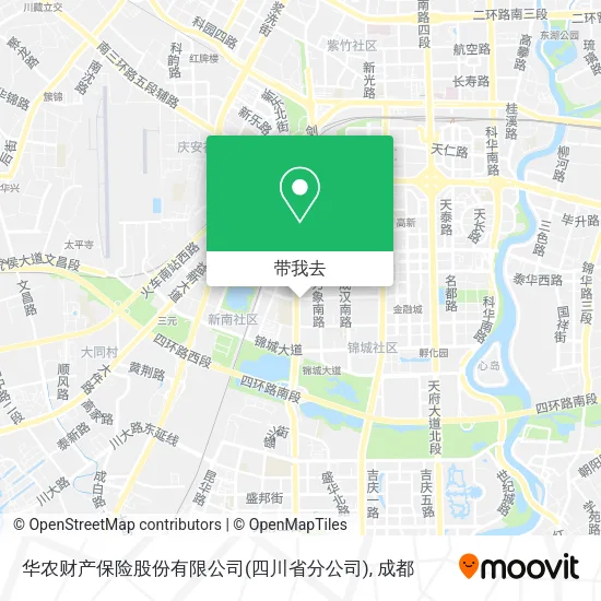 华农财产保险股份有限公司(四川省分公司)地图