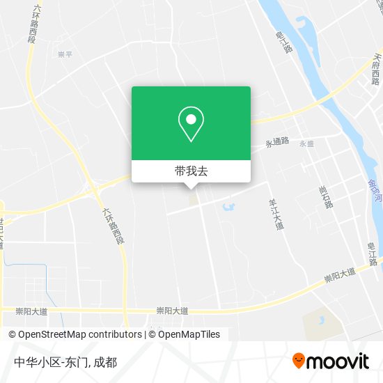 中华小区-东门地图