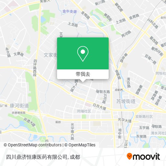 四川鼎济恒康医药有限公司地图