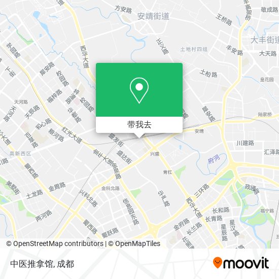 中医推拿馆地图