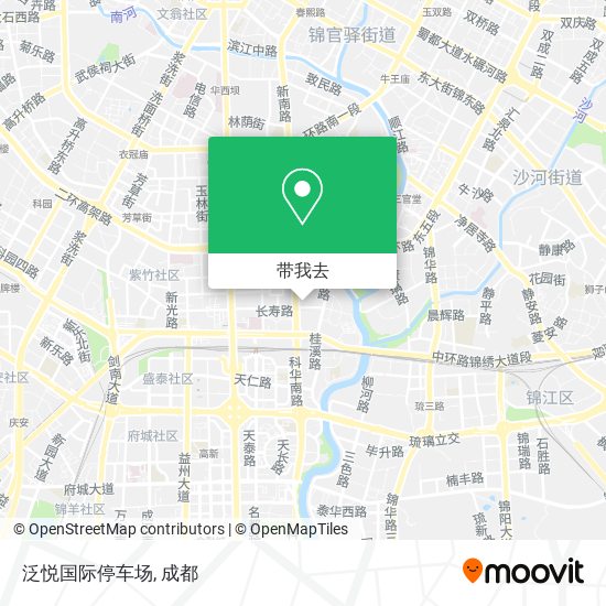 泛悦国际停车场地图