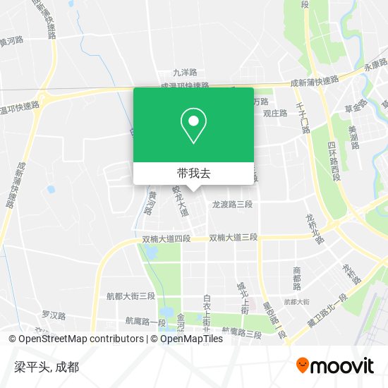 梁平头地图