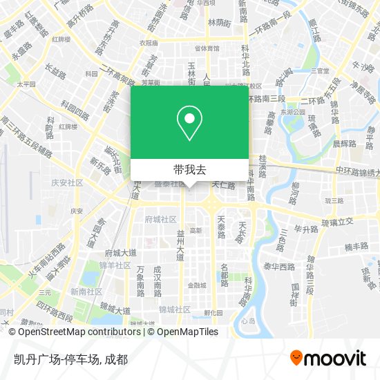 凯丹广场-停车场地图