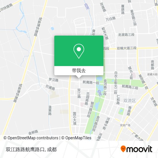 双江路路航鹰路口地图