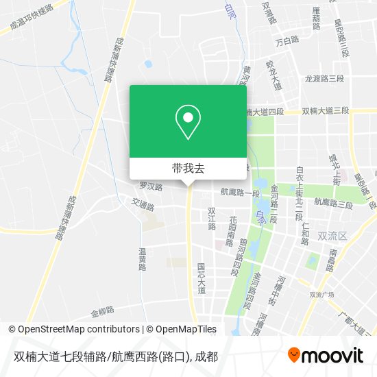 双楠大道七段辅路/航鹰西路(路口)地图