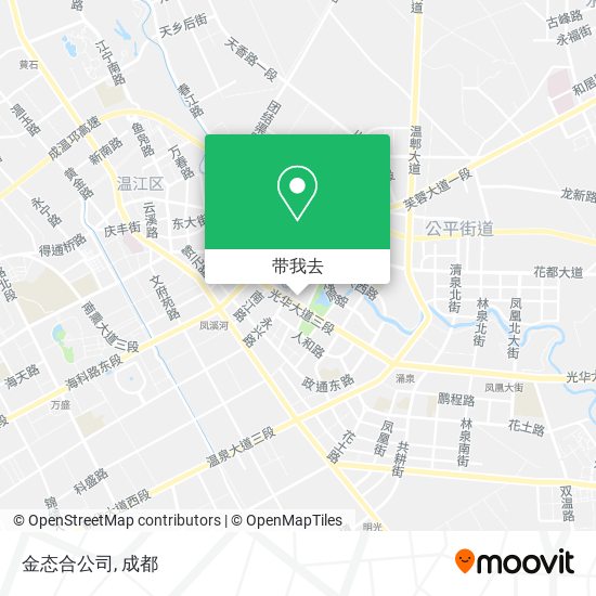 金态合公司地图