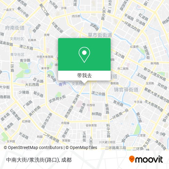 中南大街/浆洗街(路口)地图