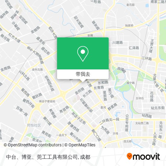 中台、博亚、莞工工具有限公司地图