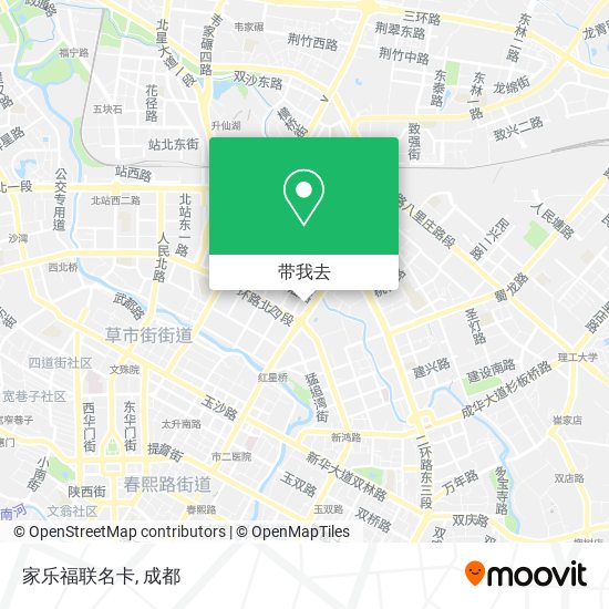 家乐福联名卡地图