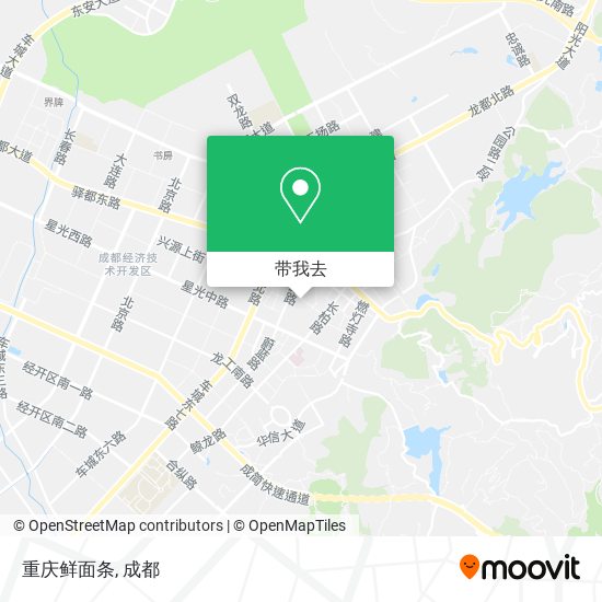 重庆鲜面条地图