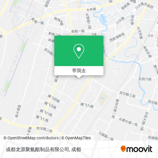 成都龙源聚氨酯制品有限公司地图