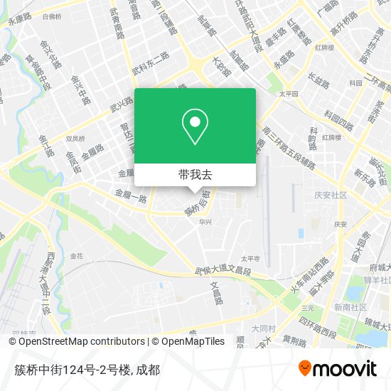 簇桥中街124号-2号楼地图