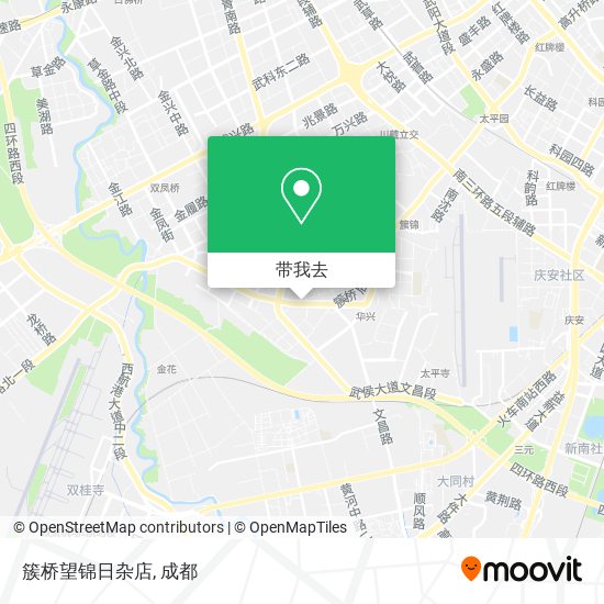 簇桥望锦日杂店地图