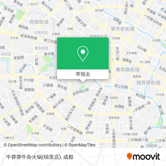 牛莽莽牛杂火锅(锦里店)地图