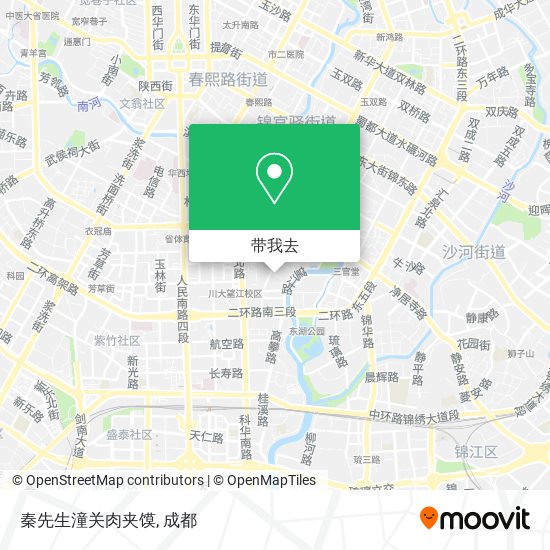 秦先生潼关肉夹馍地图