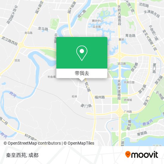 秦皇西苑地图