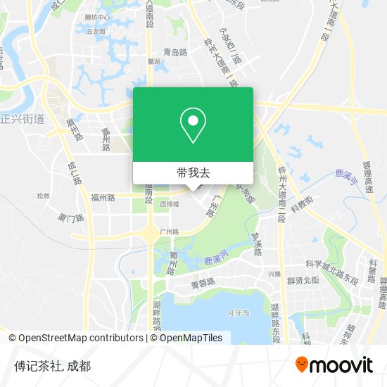 傅记茶社地图