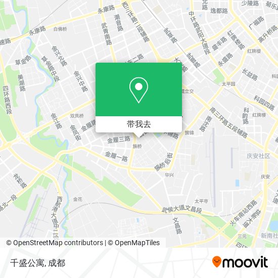 千盛公寓地图