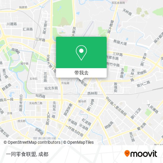 一同零食联盟地图