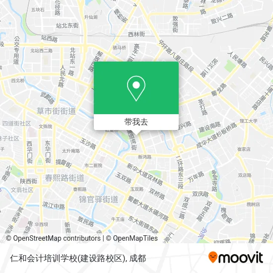 仁和会计培训学校(建设路校区)地图