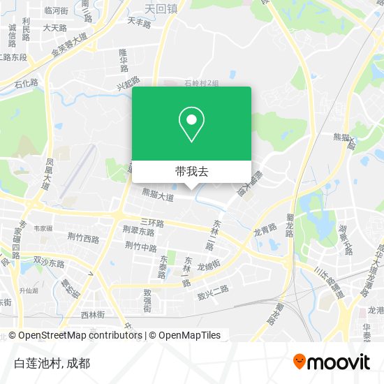 白莲池村地图