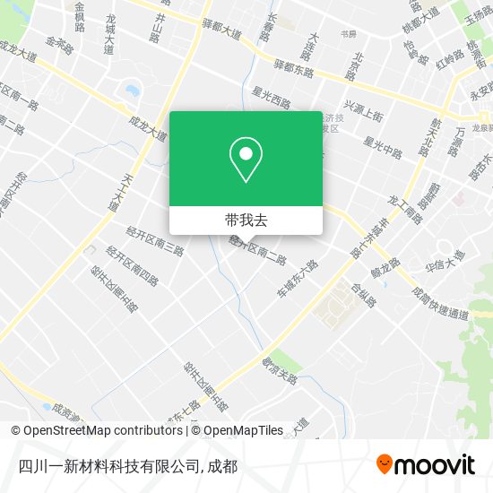 四川一新材料科技有限公司地图