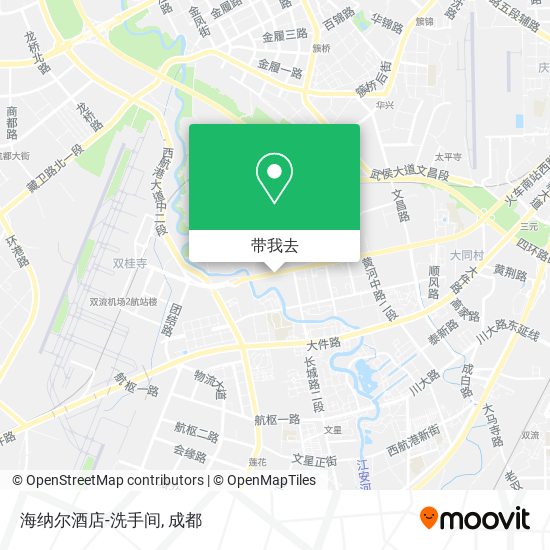 海纳尔酒店-洗手间地图