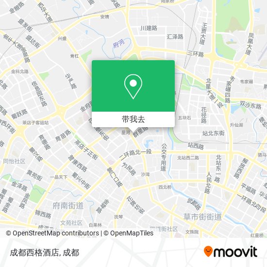 成都西格酒店地图