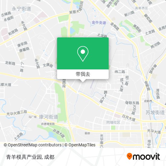 青羊模具产业园地图