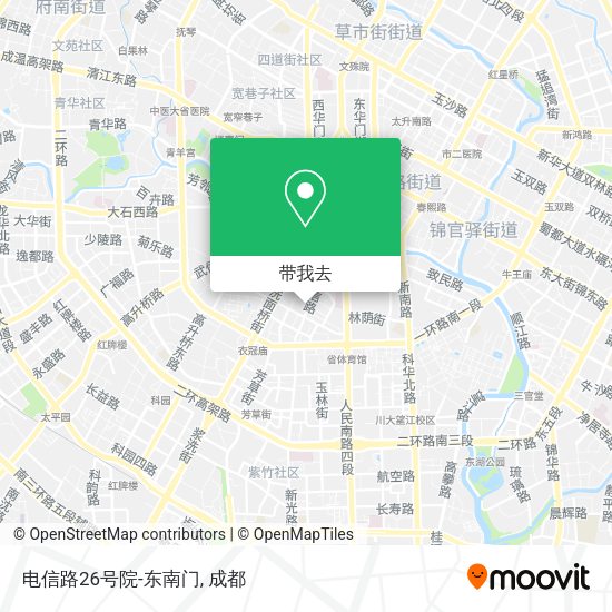 电信路26号院-东南门地图