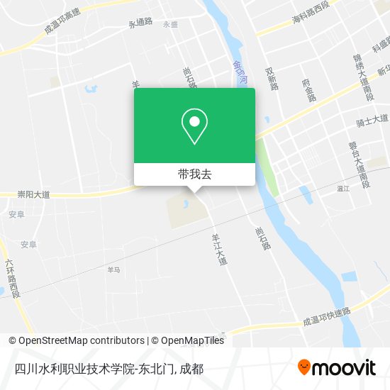 四川水利职业技术学院-东北门地图