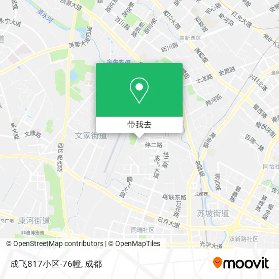 成飞817小区-76幢地图