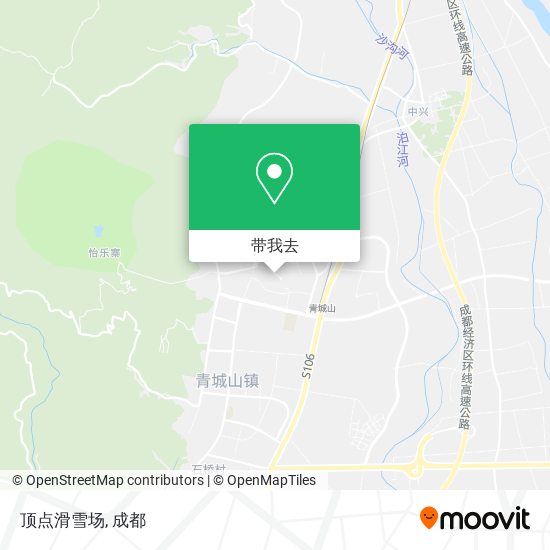 顶点滑雪场地图