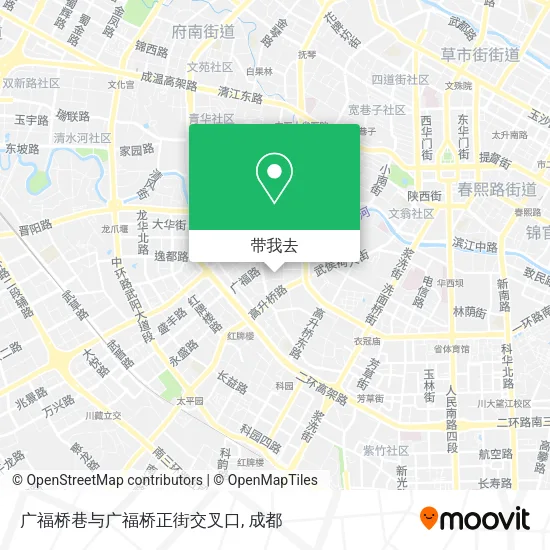 广福桥巷与广福桥正街交叉口地图
